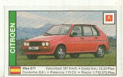 CROMO numero 035: CITROEN VISA GTI