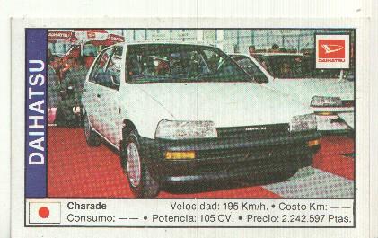 CROMO numero 040: DAIHATSU CHARADE