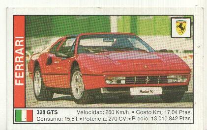 CROMO numero 043: FERRARI 328 GTS