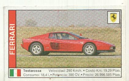 CROMO numero 049: FERRARI TESTAROSSA
