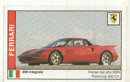 CROMO numero 052: FERRARI 408 INTEGRALE