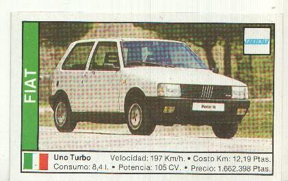 CROMO numero 053: FIAT UNO TURBO