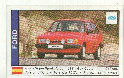 CROMO numero 057: FORD FIESTA SUPER SPORT