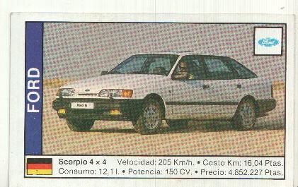 CROMO numero 063: FORD SCORPIO