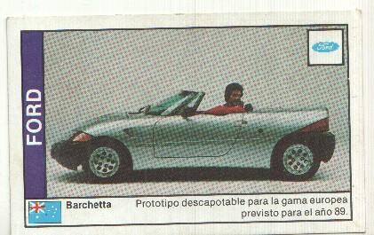 CROMO numero 064: FORD BARCHETTA
