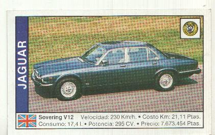 CROMO numero 072: JAGUAR SOVEREING V12