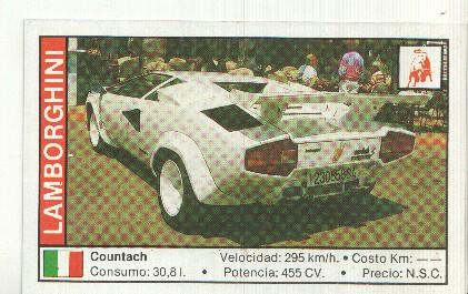 CROMO numero 077: LAMBORGHINI COUNTACH