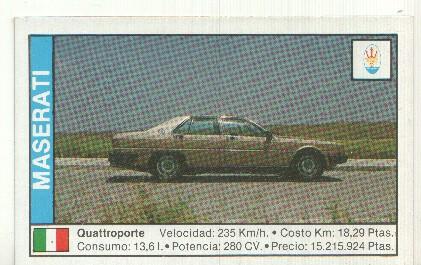 CROMO numero 088: MASERATI QUATTROPORTE