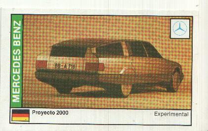 CROMO numero 099: MERCEDES PROYECTO 2000
