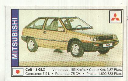 CROMO numero 100: MITSUBISHI COLT 1.5 GLX