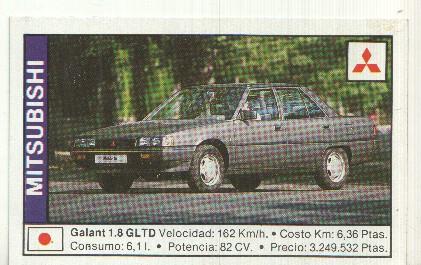 CROMO numero 101: MITSUBISHI GALANT 1.8 GLTD