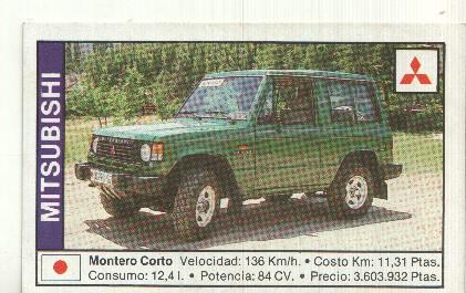 CROMO numero 103: MITSUBISHI MONTERO