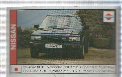 CROMO numero 106: NISSAN BLUEBIRD SGX