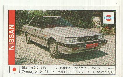 CROMO numero 108: NISSAN SKYLINE 2.0