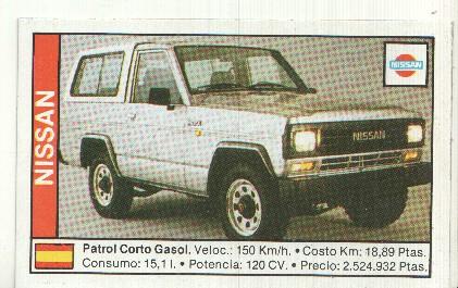CROMO numero 110: NISSAN PATROL CORTO GASOL