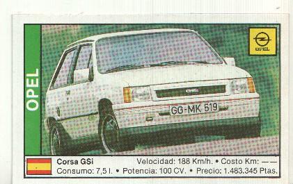 CROMO numero 115: OPEL CORSA GSi