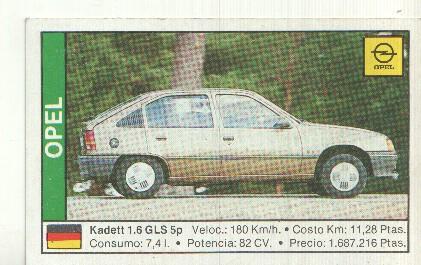 CROMO numero 116: OPEL KADETT 1.6 GLS 5P