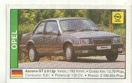 CROMO numero 120: OPEL ASCONA GT 2.0i 2P
