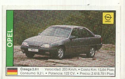 CROMO numero 122: OPEL OMEGA 2.0I