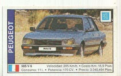 CROMO numero 128: PEUGEOT 505