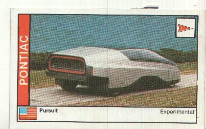 CROMO numero 131: PONTIAC PURSUIT
