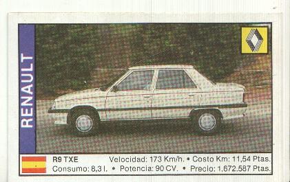 CROMO numero 139: RENAULT R-9 TXE