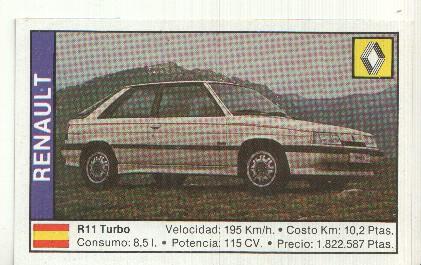 CROMO numero 140: RENAULT R-11 TURBO