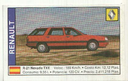 CROMO numero 143: RENAULT R-21 NEVADA