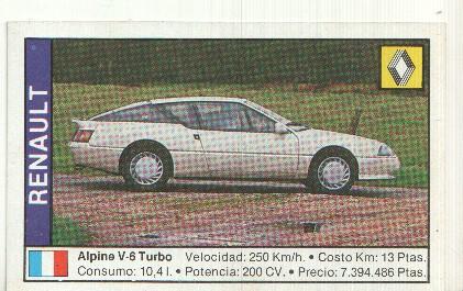CROMO numero 145: RENAULT ALPINE V6 TURBO