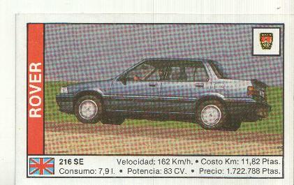 CROMO numero 149: ROVER 216 SE