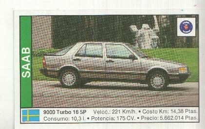 CROMO numero 153: SAAB 9000 TURBO 16 5P