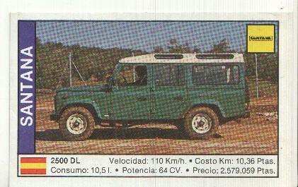 CROMO numero 155: SANTANA 2500 DL
