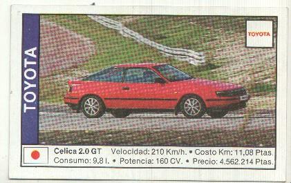 CROMO numero 164: TOYOTA CELICA 2.0 GT