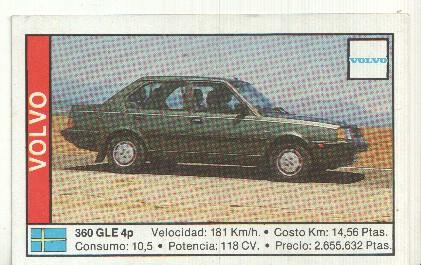 CROMO numero 177: VOLVO 360 GLE 4P