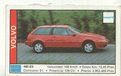 CROMO numero 178: VOLVO 480 ES