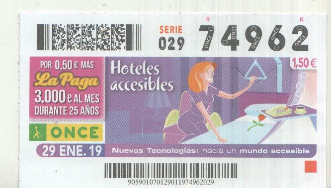Cupon de la Once tema: Hoteles accesibles
