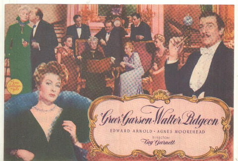 Programa de cine: La señora Parkington con Edwar Arnold y Agnes Moorehead