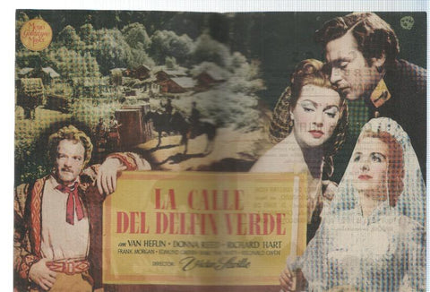 Programa de cine: La calle del delfin verde con Lana Turner, Van Heflin