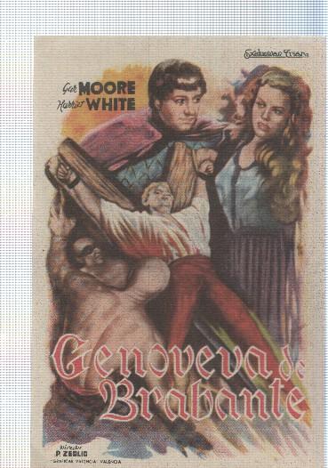 Programa de cine: Genoveva de Brabante con Gar Moore y Harriet White