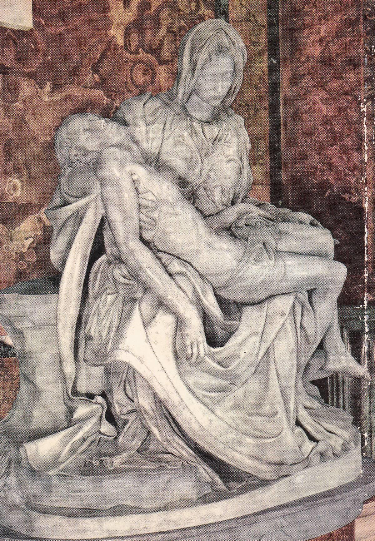 POSTAL B11034: ROMA: LA PIETA. MICHELANGELO
