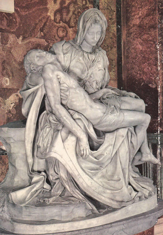 POSTAL B11034: ROMA: LA PIETA. MICHELANGELO