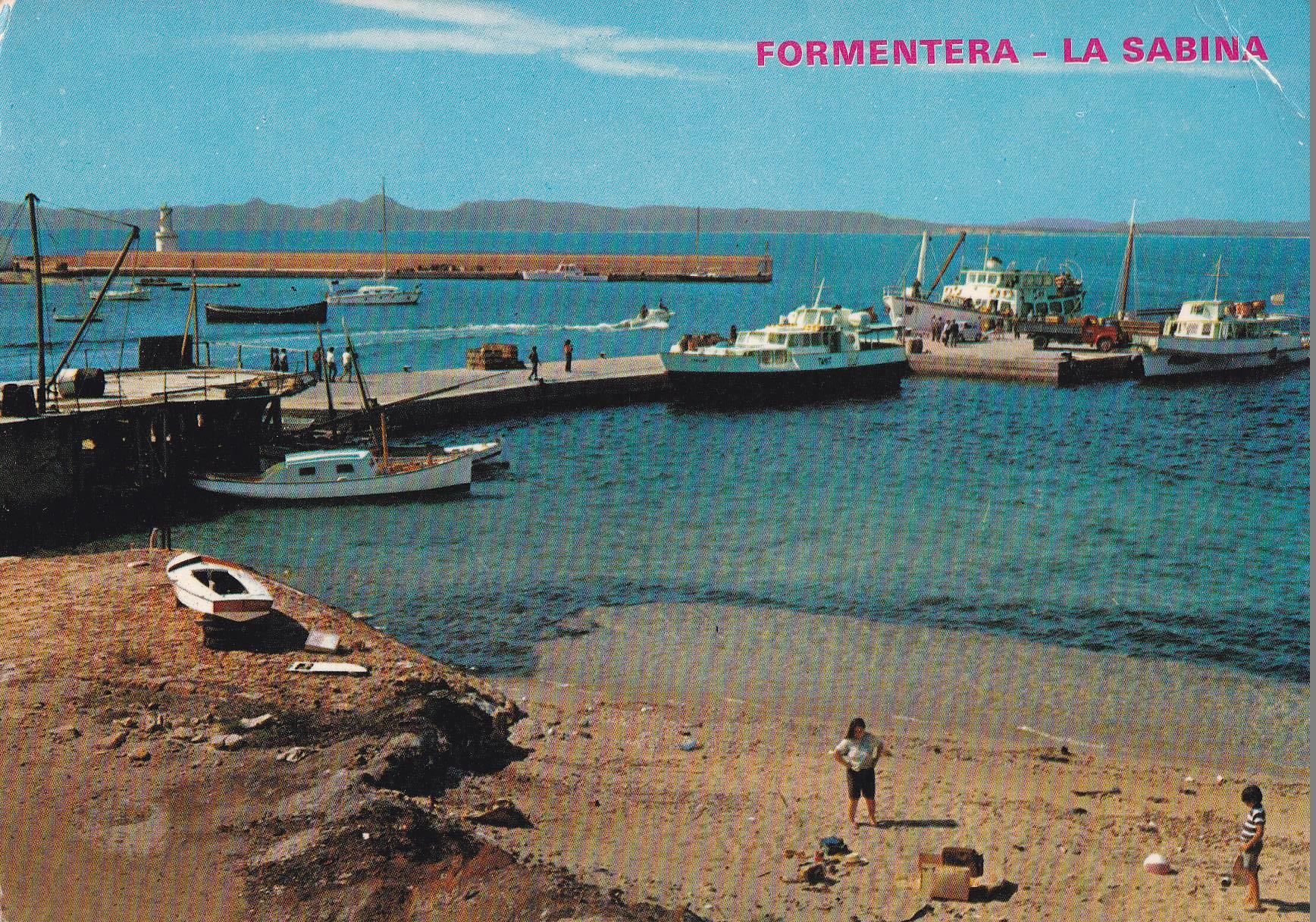 POSTAL B11045: FORMENTERA: PUERTO DE LA SABINA