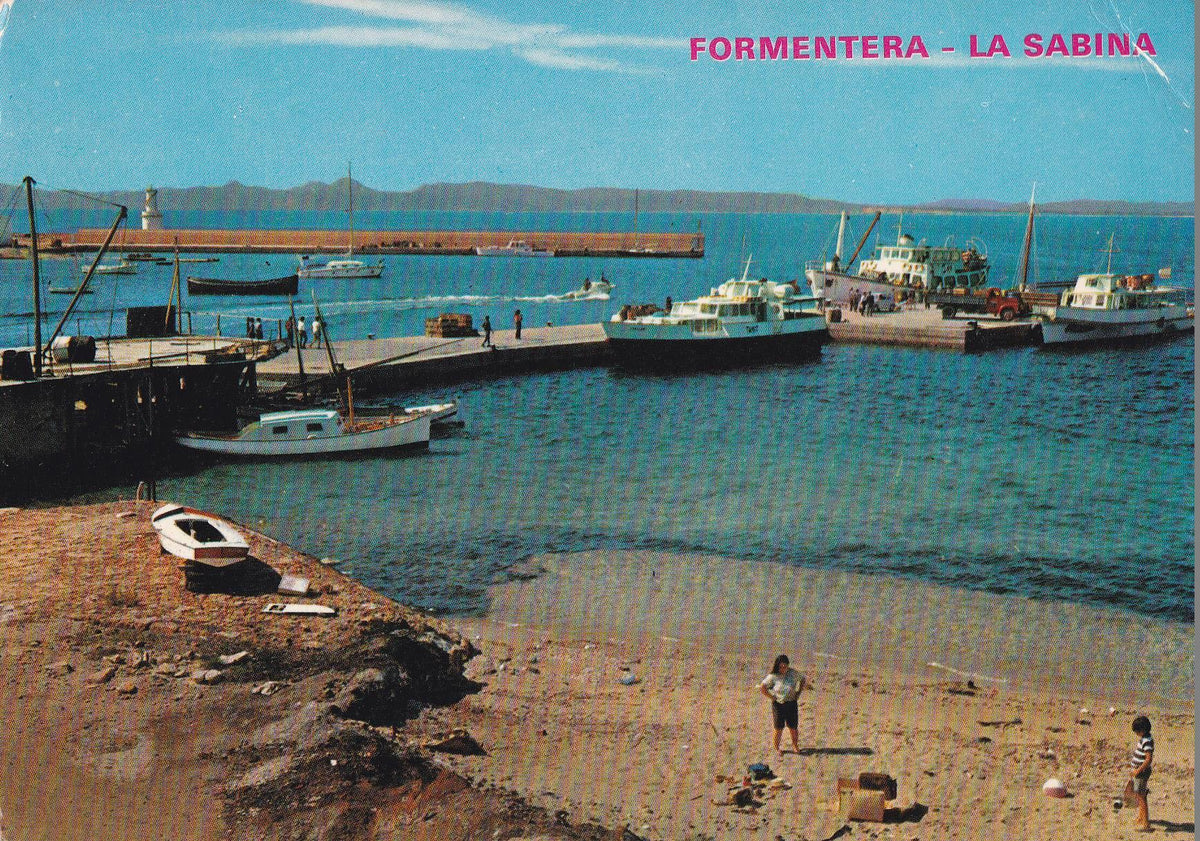 POSTAL B11045: FORMENTERA: PUERTO DE LA SABINA
