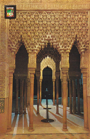 POSTAL B11095: GRANADA: LA ALHAMBRA. DIVERSOS ASPECTOS