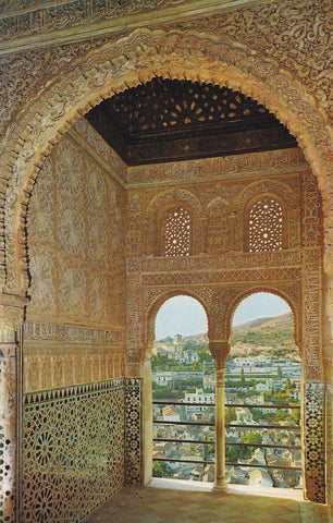 POSTAL B11133: GRANADA: LA ALHAMBRA. DIVERSOS ASPECTOS