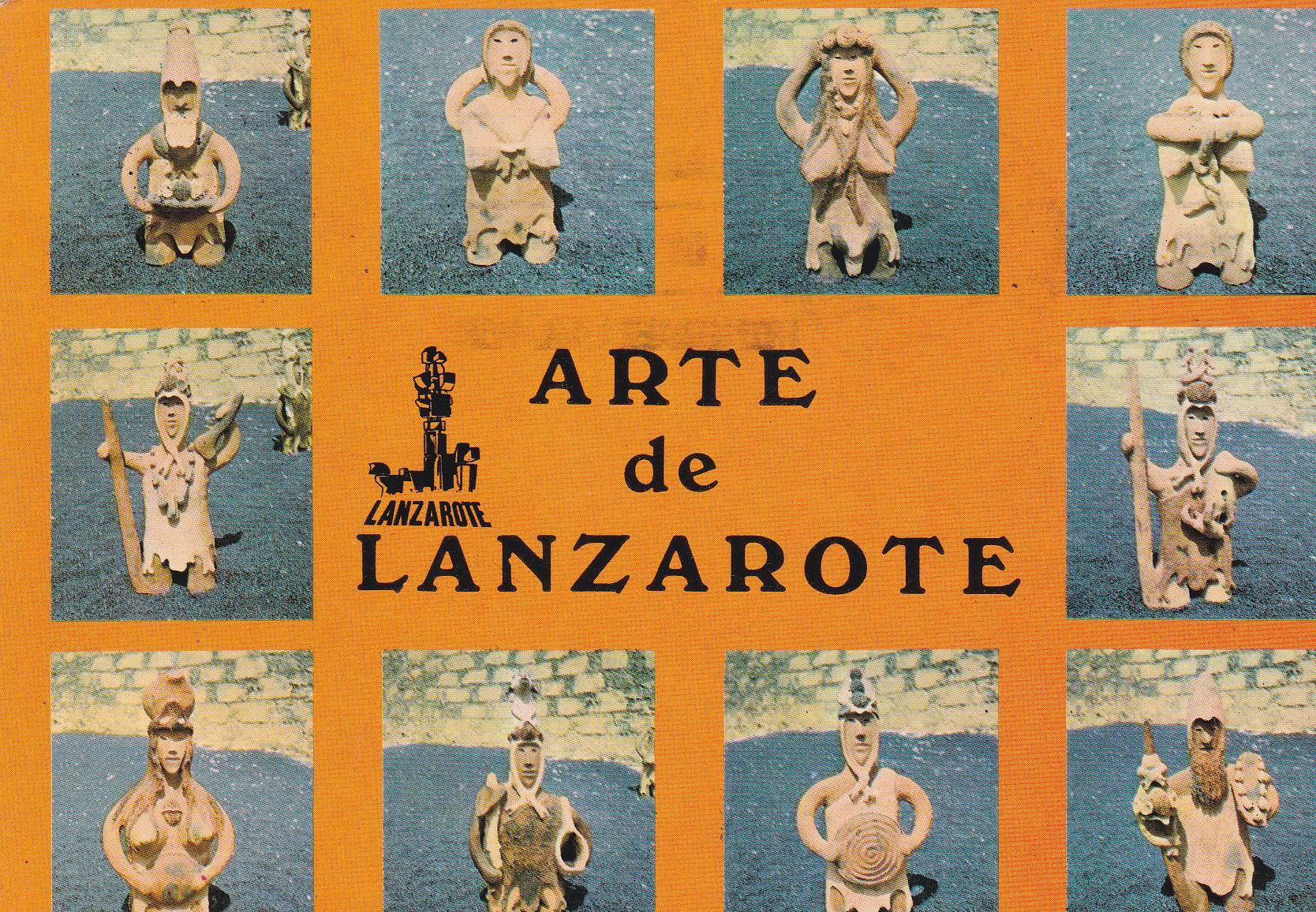 POSTAL B11164: ARTE LANZAROTE: DIVERSOS ASPECTOS
