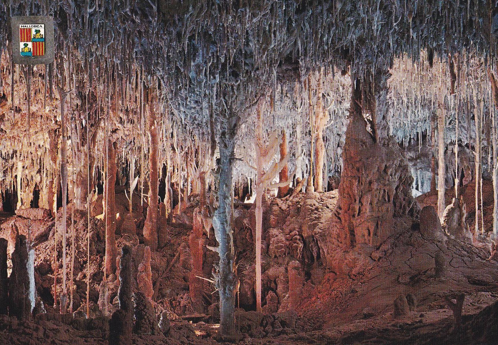 POSTAL B11165: MALLORCA: CUEVAS DE HAMS: DIVERSOS ASPECTOS
