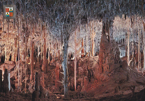 POSTAL B11165: MALLORCA: CUEVAS DE HAMS: DIVERSOS ASPECTOS