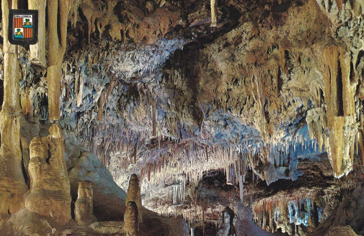 POSTAL B11166: MALLORCA: CUEVAS DE HAMS: DIVERSOS ASPECTOS