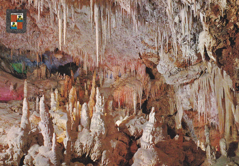 POSTAL B11191: MALLORCA: CUEVAS DE HAMS. DIVERSOS ASPECTOS